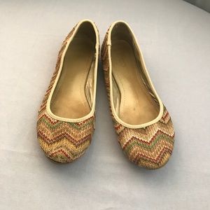 Adorable Chevron Multi Color Flats